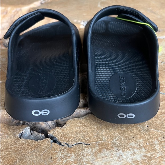 NWT Unisex Men Women OOAHH SPORT FLEX RecoverySANDAL SLIDE Matte Black M8 W10 - Picture 10 of 14